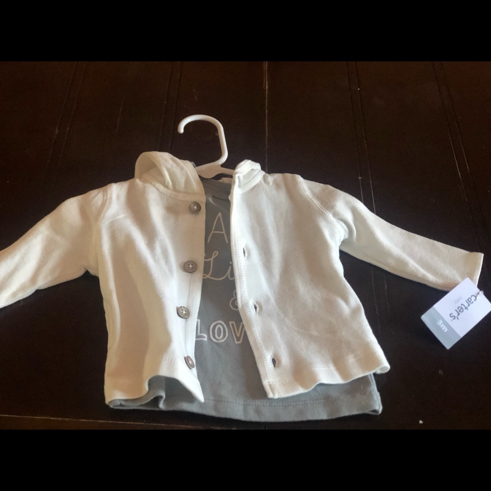 Baby boy sweater and shirt